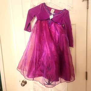 Disney store Purple Elsa Frozen 2 in costume dress